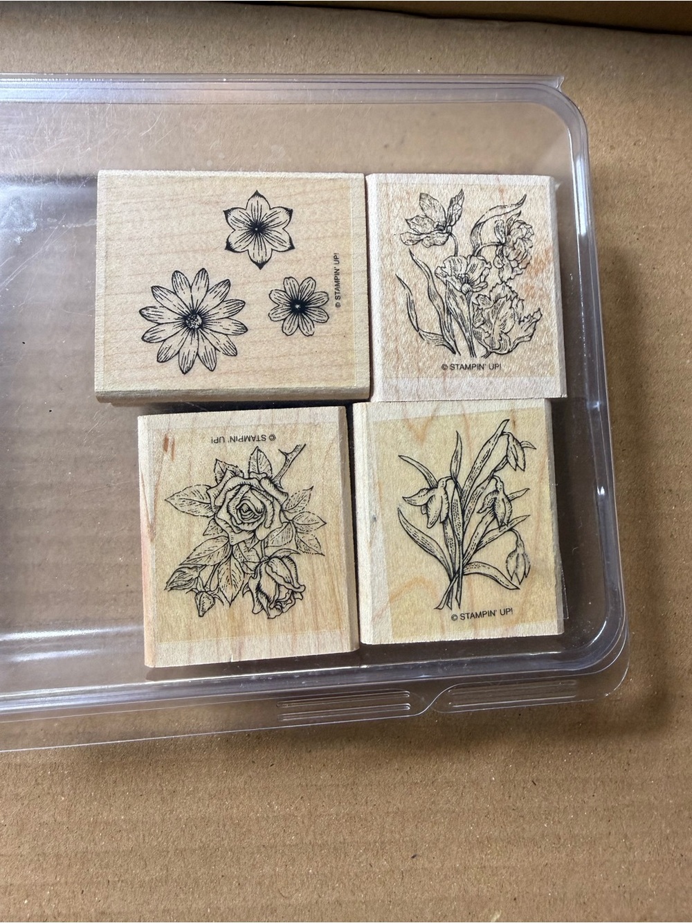 16 - Stampin' Up! Wood-Mounted Stamps